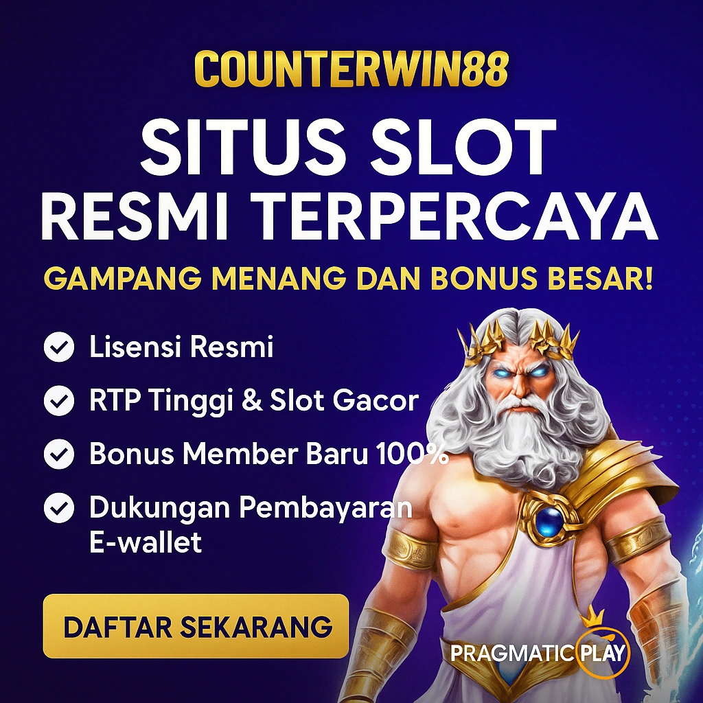 Counterwin88 | 007 Daftar Situs Slot Resmi Terpercaya Gampang Menang 2025 